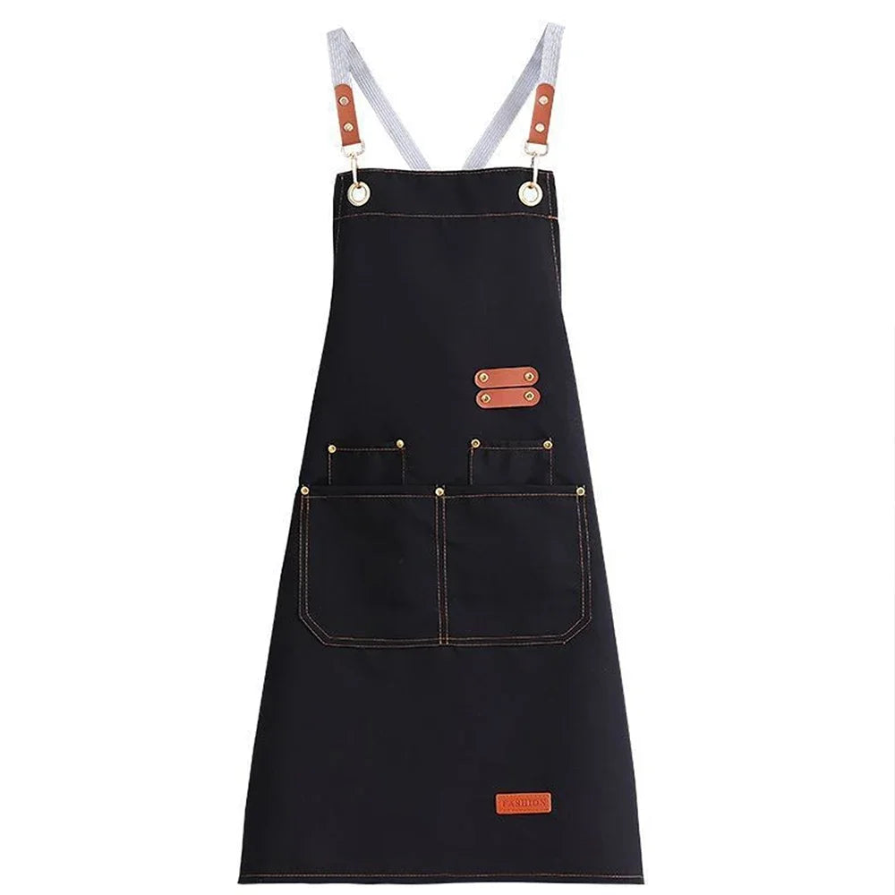 Delantal de cocina impermeable y antigrasa