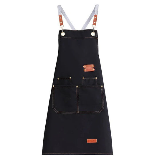 Delantal de cocina impermeable y antigrasa
