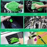 Set cepillos detailing coche