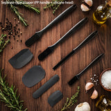 Set de 6 utensilios de cocina de silicona