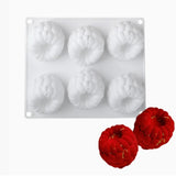 Molde de silicona de 6 cavidades para mousse