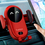 Cargador inalámbrico de coche con soporte de rejilla