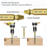 Extractor de tornillos dañados HSS (set de brocas)
