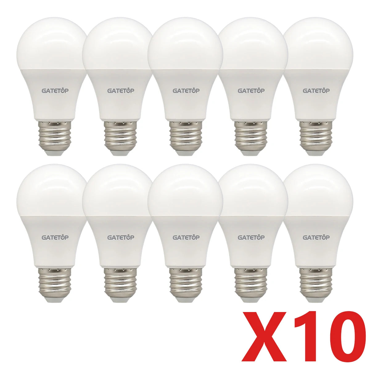 Pack de 10 bombillas LED E27
