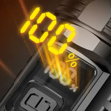 Linterna LED recargable 1000 lm con zoom