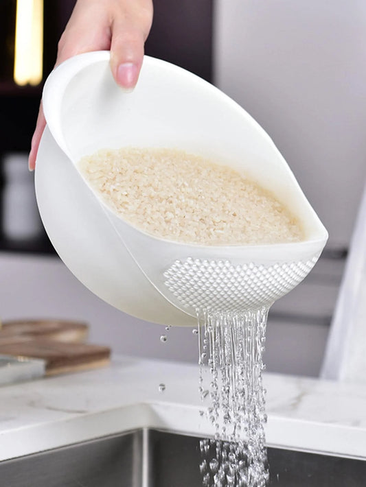 Colador y escurridor de cocina con asa