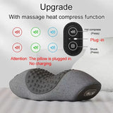 Almohada masajeadora cervical eléctrica con calor