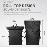 Mochila de viaje ampliable de gran capacidad
