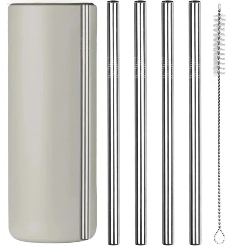 Pajitas metálicas para vasos de 40 oz (2-4 uds)