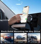 Soporte magnético de teléfono para coche 360° con ventosa