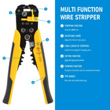 Alicate crimpador y pelacables automático
