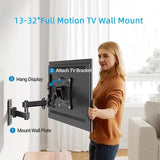 Soporte de pared orientable para TV