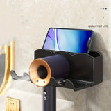 Soporte de pared para el secador de pelo