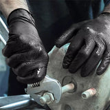 Guantes de nitrilo negro industriales 8 mil