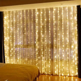 Cortina de luces LED con mando (3-6 m)
