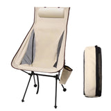 Silla plegable de camping portátil