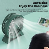 Mini ventilador de mesa recargable USB