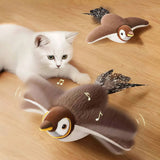 Juguete pájaro interactivo para gatos