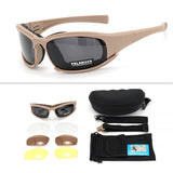 Gafas de protección polarizadas con 4 lentes