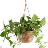 Garden Hanging Planter Macrame Plant Storage Basket Jute Rope Woven Indoor Outdoor Flower Pot Holder Plant Hangers Home Decor