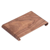 Bandeja rectangular de madera para café