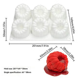 Molde de silicona de 6 cavidades para mousse