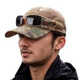 Gorra de camuflaje ajustable unisex