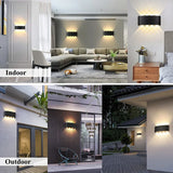 Aplique LED IP65 aluminio interior/exterior