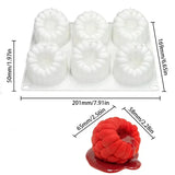 Molde de silicona de 6 cavidades para mousse