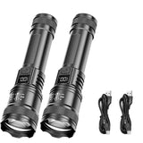Linterna LED recargable con zoom