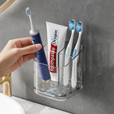 Portacepillos con tapa para el baño