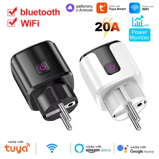 Enchufe inteligente WiFi con medidor de consumo
