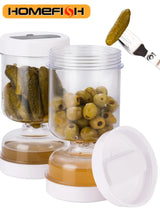 Tarro escurridor para aceitunas y encurtidos