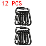 Set de mosquetones de aluminio (4-6 uds)
