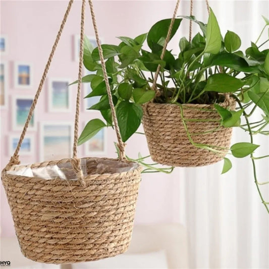 Colgador de macramé para plantas