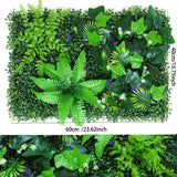 Panel de seto artificial para pared