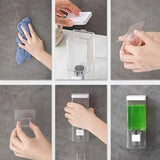 Dispensador de jabón de pared sin taladro