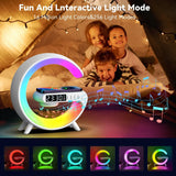 Cargador inalámbrico multifunción con luz RGB
