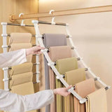 Percha multinivel para pantalones