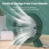Mini ventilador de mesa recargable USB