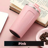 Vaso térmico de café de acero 380-510 ml