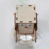 Hucha robot de madera para montar