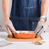 Manopla de horno de silicona con forma de pez