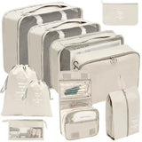 Set de bolsas de viaje para ropa y zapatos