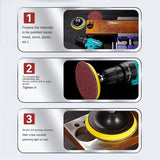 Set de discos de lija de 125 mm