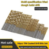 Brocas de titanio HSS (set de 50)