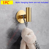 Ganchos adhesivos acero inox (pack)