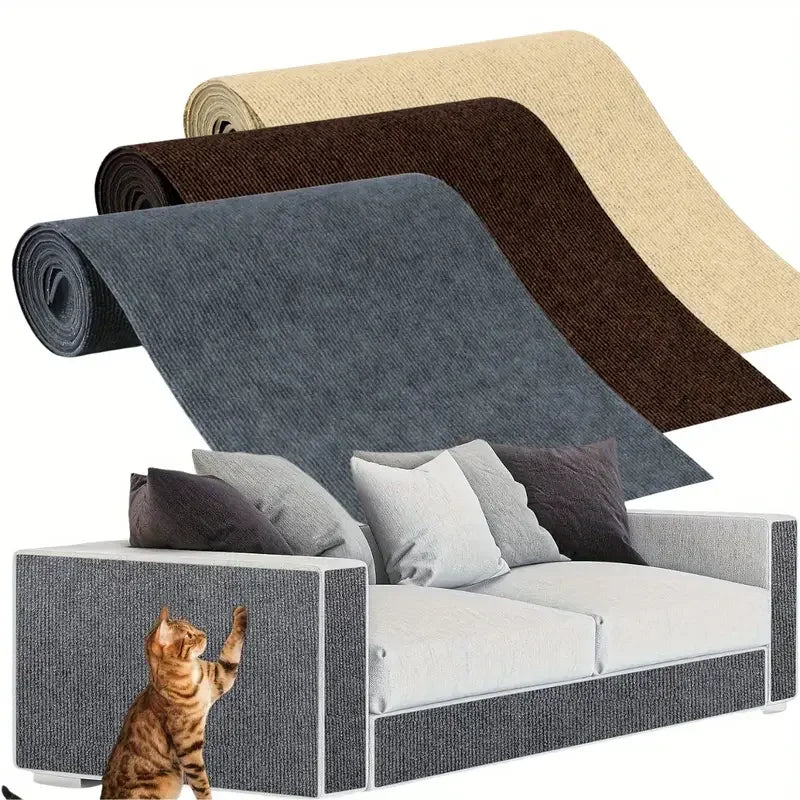 Rascador adhesivo recortable para gatos