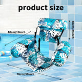 Colchoneta hinchable plegable para piscina y playa