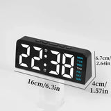 Despertador USB con luz de ambiente y temperatura